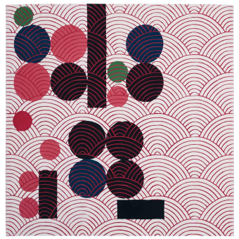 Japanese Abstraction 3 rug 240x240 cm Maison Dada