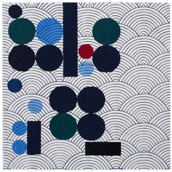 Japanese Abstraction 4 rug 240x240 cm Maison Dada