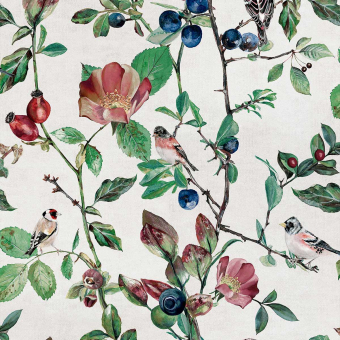 Goldfinch Song Wallpaper Cotton Coordonné