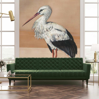 Papeles pintados panorámico Stork Mother