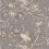 Grue Wallpaper Initiales Argent Mat AF41308