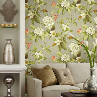 Live Artfully adhesive wallpaper Linen York Wallcoverings