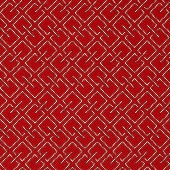 Grid Fabric Raspberry/Pearl Sahco