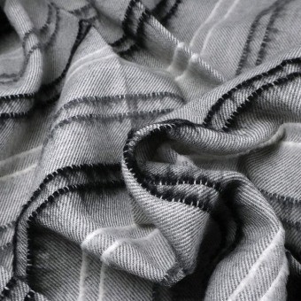 Tissu Mouflon Stripe