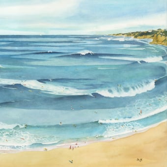 Papier peint panoramique Surf