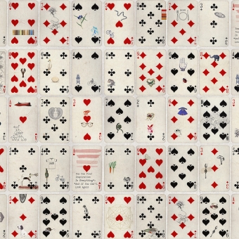 Papier peint Playing Cards Front Chinois Maharam