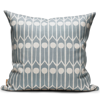 Coussin Feathers Dusty Blue Littlephant