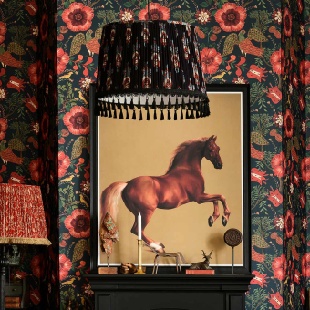 Floral Crest suspension Lampshade