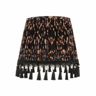 Lampenschirm Zold Dark Pleated suspension