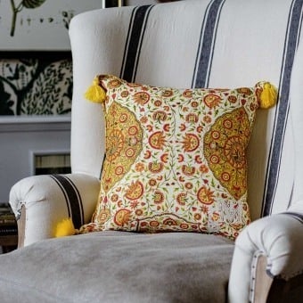 Csardas Linen Cushion