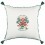 Transylvanian Florilegium Embroidered Linen Cushion Mindthegap 50x50 cm LC40084