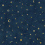 Panoramatapete Starry Sky Sandberg Petrol 659-96 - 270x270 cm