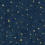 Papeles pintados panorámico Starry Sky Sandberg Petrol 659-96 - 270x270 cm