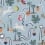 Bot Wallpaper Tres Tintas Barcelona Azul LL3701-1