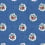 Tissu Maïanenco Olivades Bleu Pornic TRT0210.395