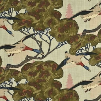 Tissu Flying Ducks