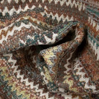 Landscape Fabric Teal/Spice Mulberry