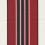 Rayure Marcellin Fabric Edmond Petit Rouge 15620-005