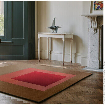Equivocal Rug by Josef Albers 175x175 Christopher Farr