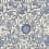 Stoff Pink and Rose Morris and Co Vellum/Indigo DARP222531