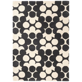 Puzzle Flower Slate Rug