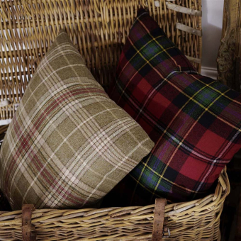 Dunmore Plaid Cushion