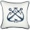 Coussin Vintage Anchors Mindthegap Blue. White LC40106