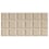 Block Rectangle Porcelain stoneware Fioranese Avorio BK362R