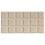 Grès cérame Block Rectangle Fioranese Avorio BK362R
