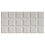 Block Rectangle Porcelain stoneware Fioranese Grigio BK363R