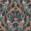 Safari Totem Wallpaper Cole and Son Blue Charcoal S119-2008