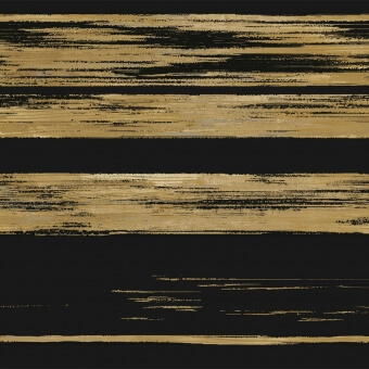 Tapete Horizontal Dry Brush Black/Gold York Wallcoverings