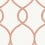 Papier peint Laurel Leaf Ogee York Wallcoverings Orange KT2236