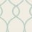 Papier peint Laurel Leaf Ogee York Wallcoverings Teal KT2238