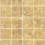 Carta da parati Metal Leaf Squares York Wallcoverings Gold KT2102