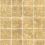 Metal Leaf Squares Wallpaper York Wallcoverings Gold KT2102