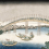 Carta da parati panoramica Le pont Tenma dans la province de Settsu Etoffe.com x Agence Musées Nationaux Bridge 14-504376