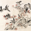 Carta da parati panoramica Oiseaux dans les branches d'un érable Etoffe.com x Agence Musées Nationaux Birds 00-025199
