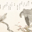 Papier peint panoramique Une myriade d'oiseaux Etoffe.com x Agence Musées Nationaux Raffia 15-631324