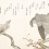 Papier peint panoramique Une myriade d'oiseaux Etoffe.com x Agence Mus&eacute;es Nationaux Raffia 15-631324