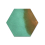 Baldosa Panal Oxide Okiun Mix Green PANAL-O2