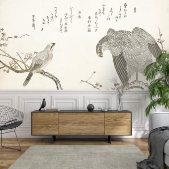 Panoramatapete Une myriade d'oiseaux