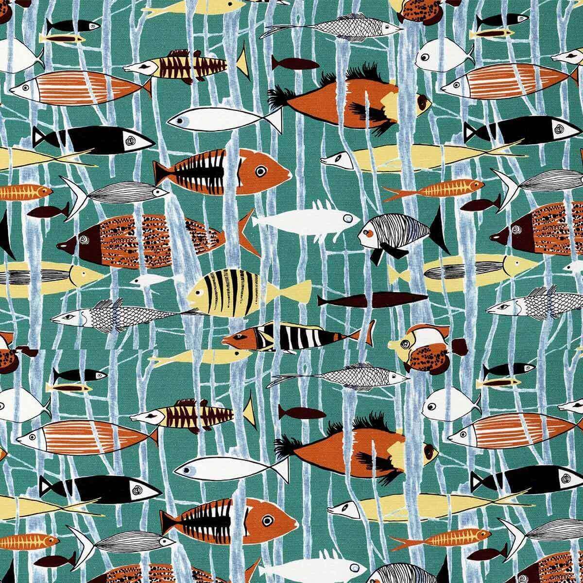 Aquatic print fabric -  Canada