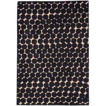 Penny Falls Rug by Kate Blee Black Christopher Farr