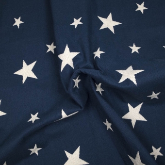 Willa Star Jacquard Fabric Blue Ralph Lauren