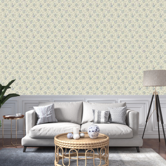 Scrimshaw Floral Wallpaper