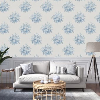Wainscott Floral Wallpaper