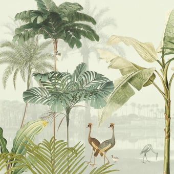 Papier peint panoramique Wild Island - Oasis