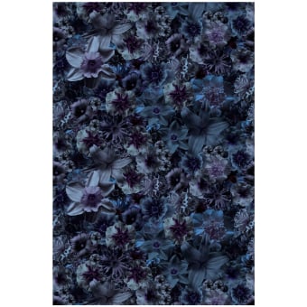 Flowergarden Night Rectangle Rug