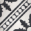 Palmblad cement Tile Marrakech Design Svartvit palmblad-svartvit